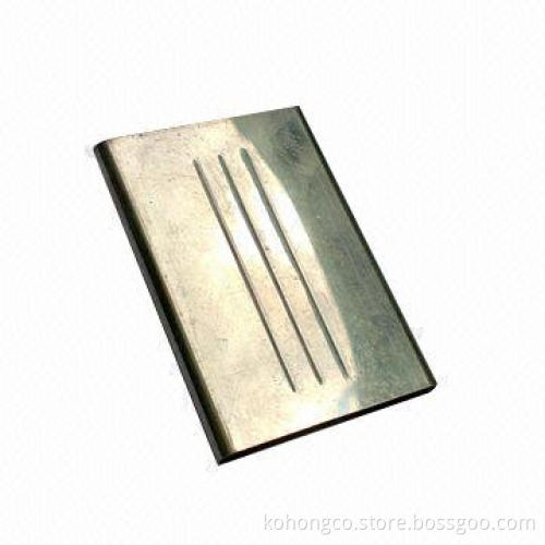 Metal stampings in the battery shell